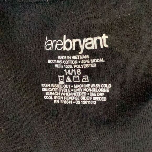 Lane Bryant Black Sequin Tank Top Shell Stretch Women’s 14/16 - Picture 6 of 7